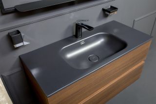 Раковина Armadi Art Vallessi 100см антрацит 838-100-A